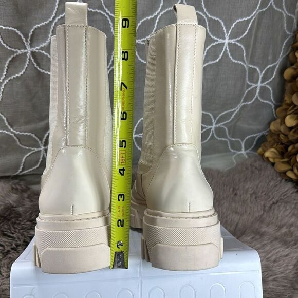 (Z3) AREZZO, PANACOTA Women's Leather Lug Sole‎ Ankle Boots US Size 38/7.5 - Picture 8 of 11